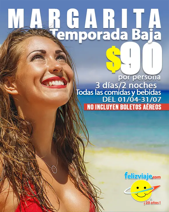 Especial Instagram Súper Oferta Hotel Costa Caribe de Margarita en Temporada Baja